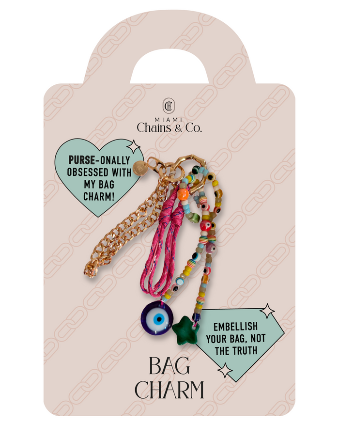 Charm & Chance Black Bag Charm
