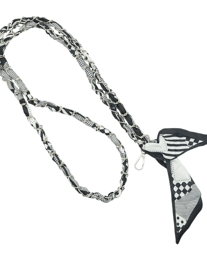 Checkerboard Crossbody Phone Chain