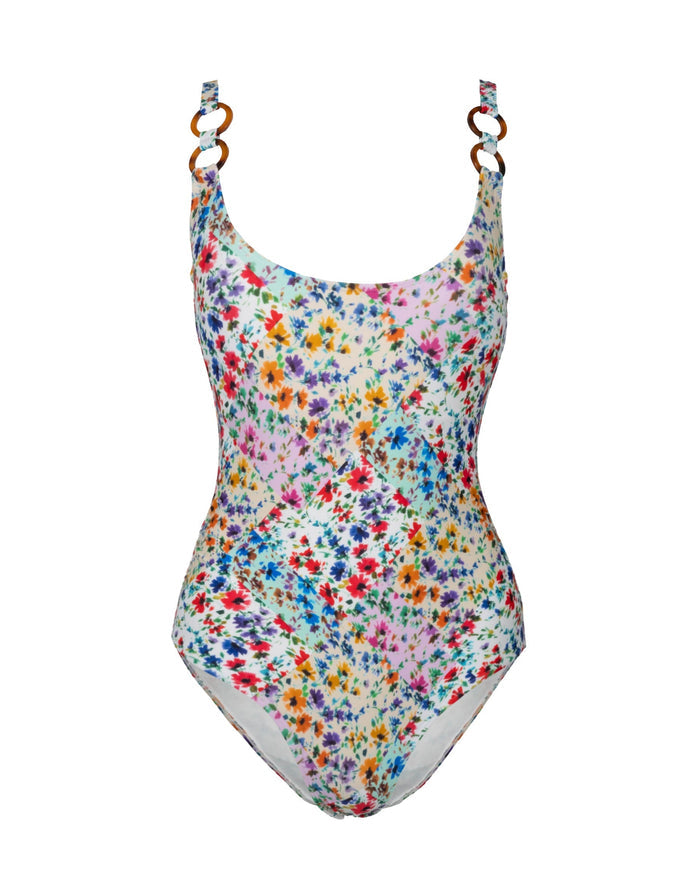 Chloe Tank One Piece In Wildflower Patch