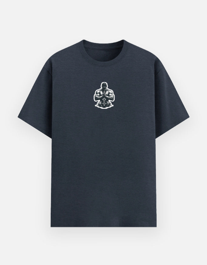 Navy melange / S