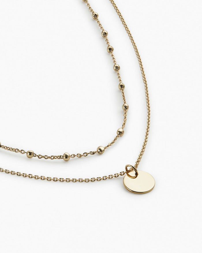 Coin Necklace Set - Willow