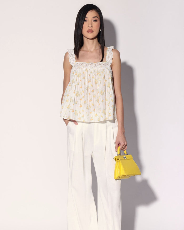 Cory Top, Yellow Bouquet
