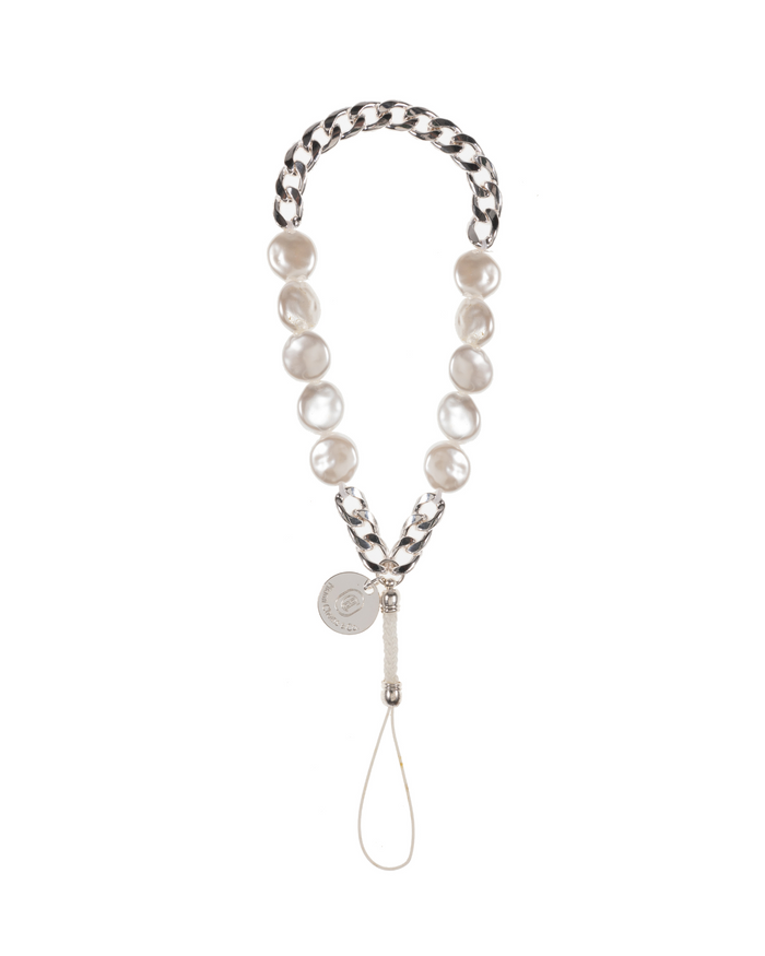 Crown Jewels Silver Phone Charm