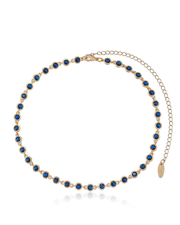 Sapphire Crystal with 18k Gold Plating / One Size