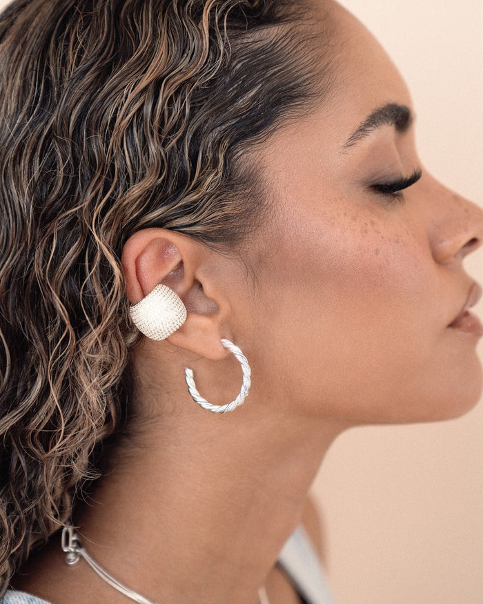 Crystal Statement Chunky Ear Cuff