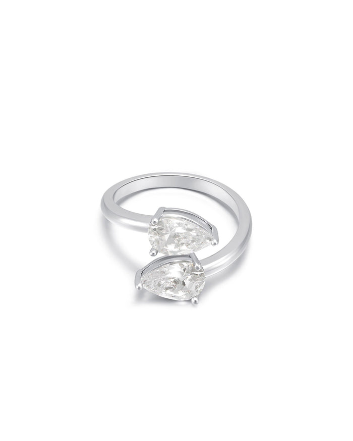 Clear Crystal with Rhodium Plating / 5