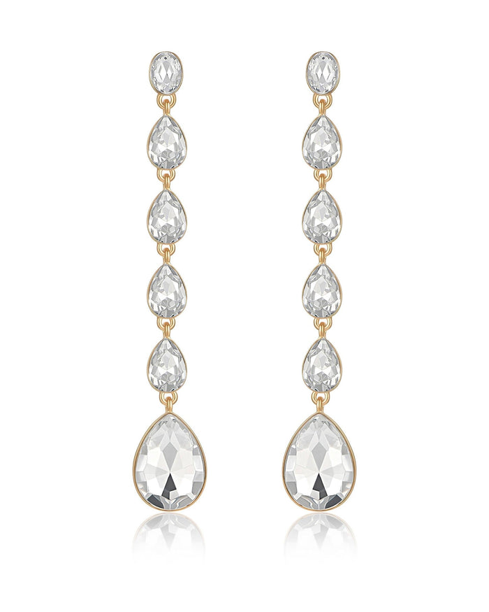 Crystallized Drop Earrings
