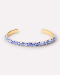 Cuff Bracelet - Arlo Marble Blue