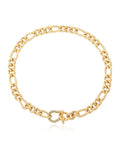 Cuffed Love Chain Link Necklace