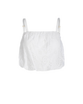 Dani Top In Fresh White Eyelet