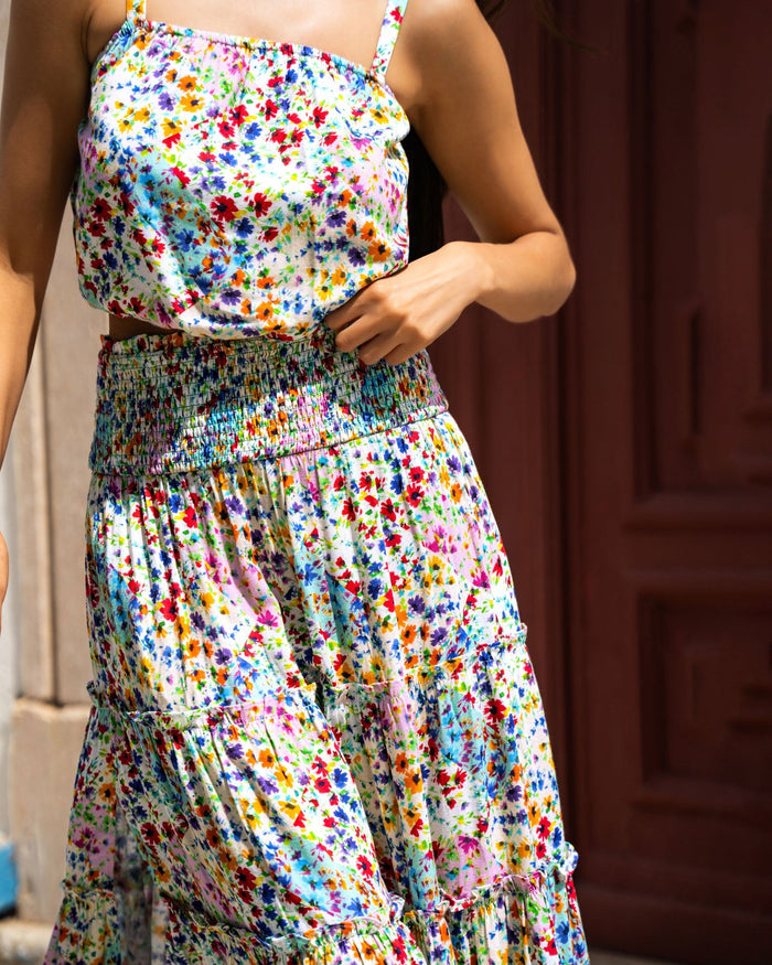 Dani Top In Wildflower Patch