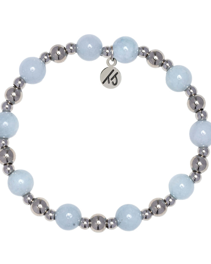 Day by Day Collection- Blue Aquamarine Gemstone Bracelet