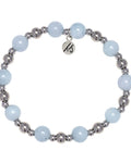 Day by Day Collection- Blue Aquamarine Gemstone Bracelet