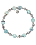 Day by Day Collection- Robins Egg Agate Gemstone Bracelet