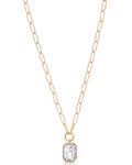 Clear Crystal with 18k Gold Plating / One Size