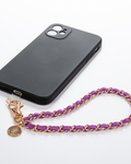 Deep Purple Phone Wristlet
