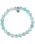 Defining Bracelet- Calming Bracelet with Aqua Agate Gemstones