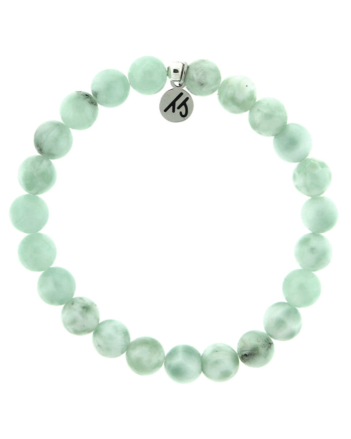 Defining Bracelet- Divinity Bracelet with Green Angelite Gemstones
