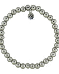 Defining Bracelet- Everyday Bracelet with Silver Steel Beads