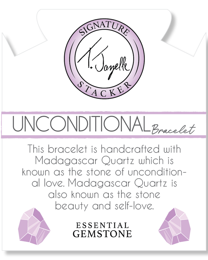 Defining Bracelet- Unconditional Bracelet with Madagascar Quartz Gemstones