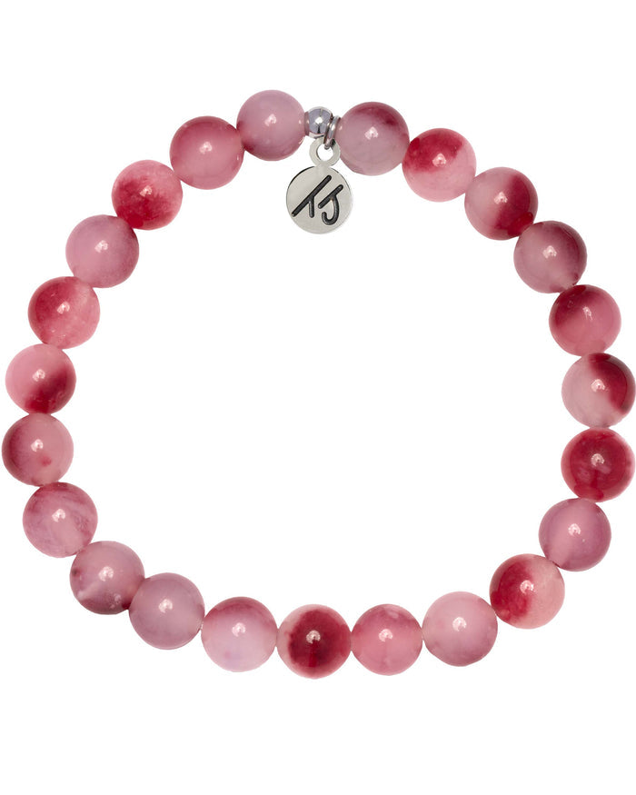 Defining Bracelet-Passion Bracelet with Cherry Jade Gemstones