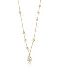 Delicate Crystal Pendant Necklace