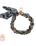 Denim Cheetah Phone Wristlet