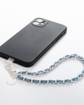 Denim Dream x Matte Silver Phone Wrislet