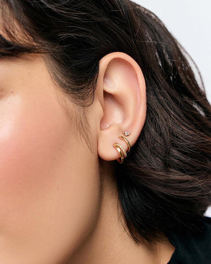 Double Hoop Earrings - Toda Mini
