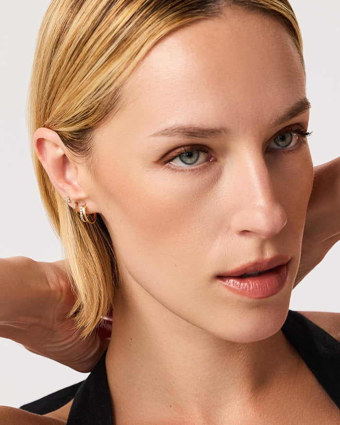 Double Hoop Earrings - Toda