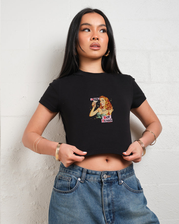 Drink Boy Tears Baby Tee Graphic Baby Tee Australia Online