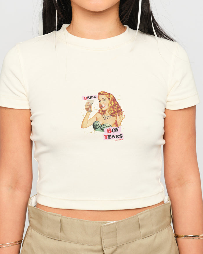 Drink Boy Tears Baby Tee Graphic Baby Tee Australia Online