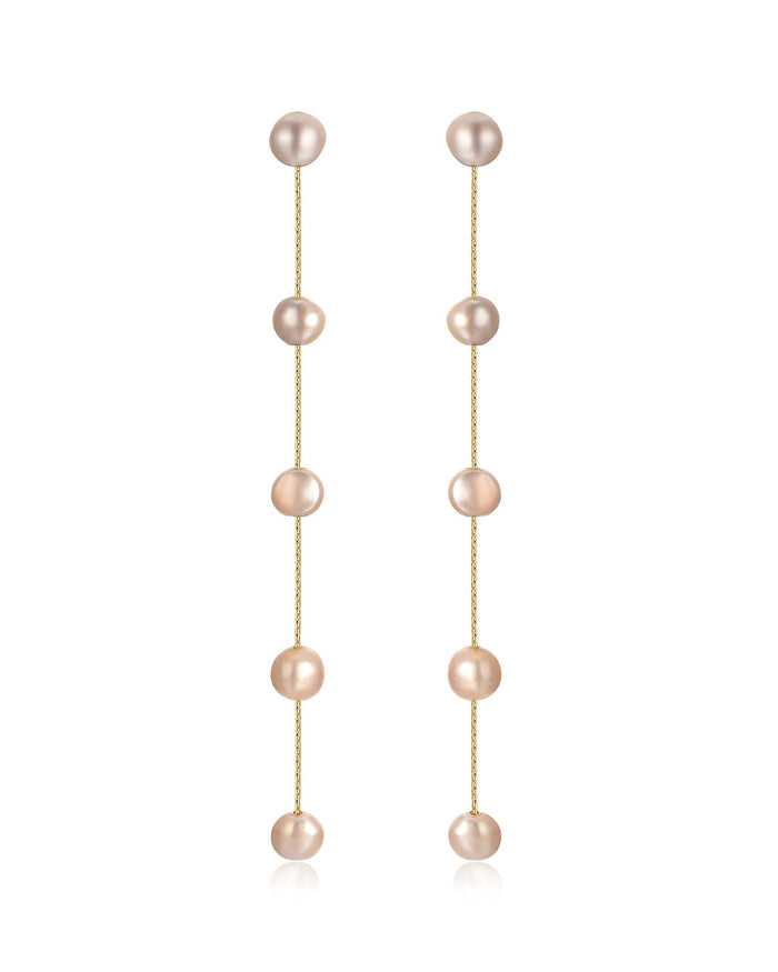 Champagne Pearl with 18k Gold Plating / One Size