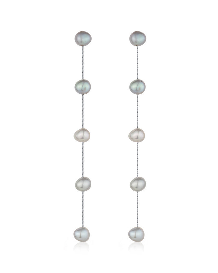 Grey Pearl with Rhodium / One Size