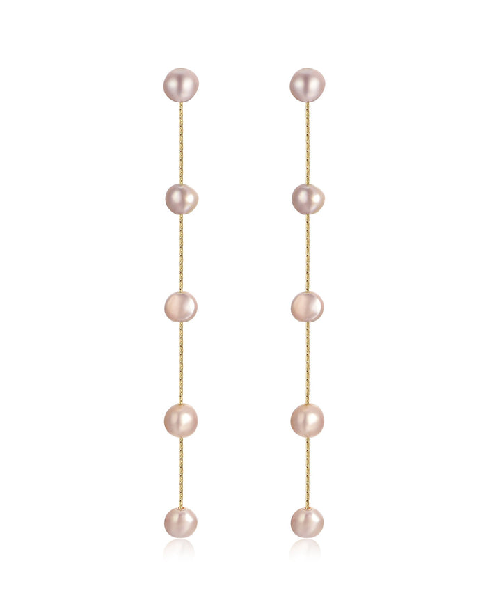 Blush Pearl with 18k Gold Plating / One Size