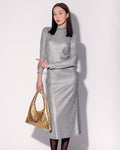 Ella Dress, Silver