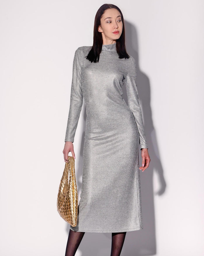 Ella Dress, Silver