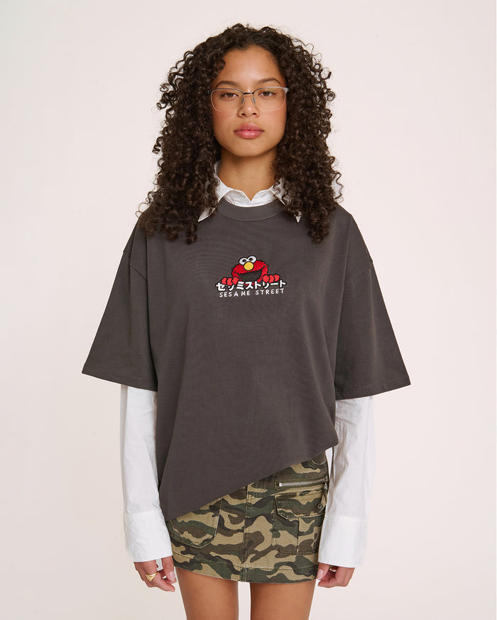 Elmo Tokyo Oversized Embroidered Tee