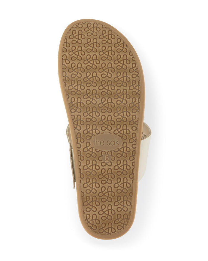 Everly Sandal - Leather - Stone