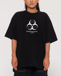 Everything Is Fine Biohazard Oversized Tee
