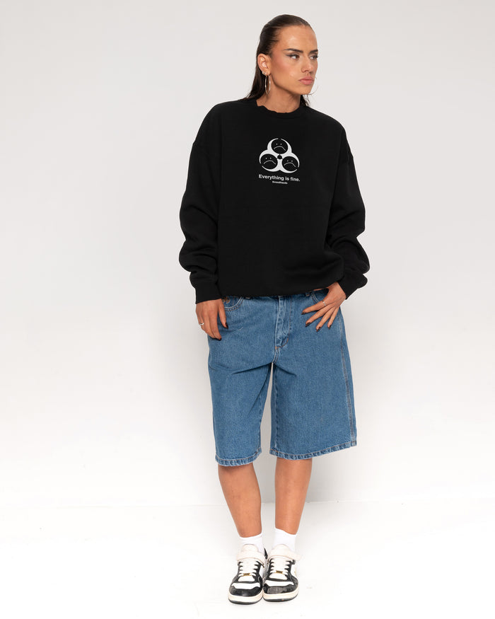 Everything Is Fine Biohazard Sweatshirt