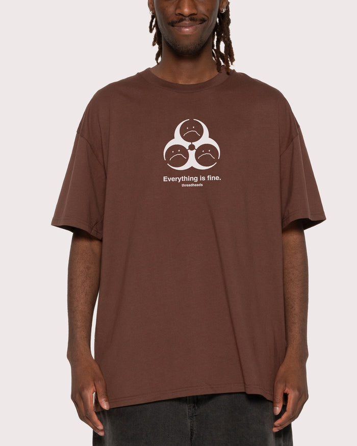 Everything Is Fine Biohazard T-Shirt