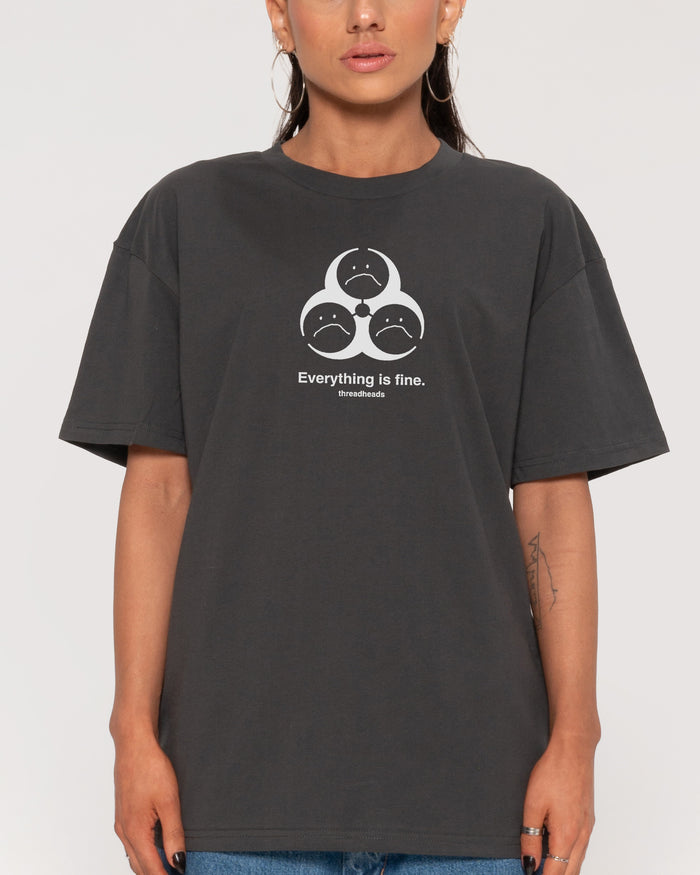 Everything Is Fine Biohazard T-Shirt
