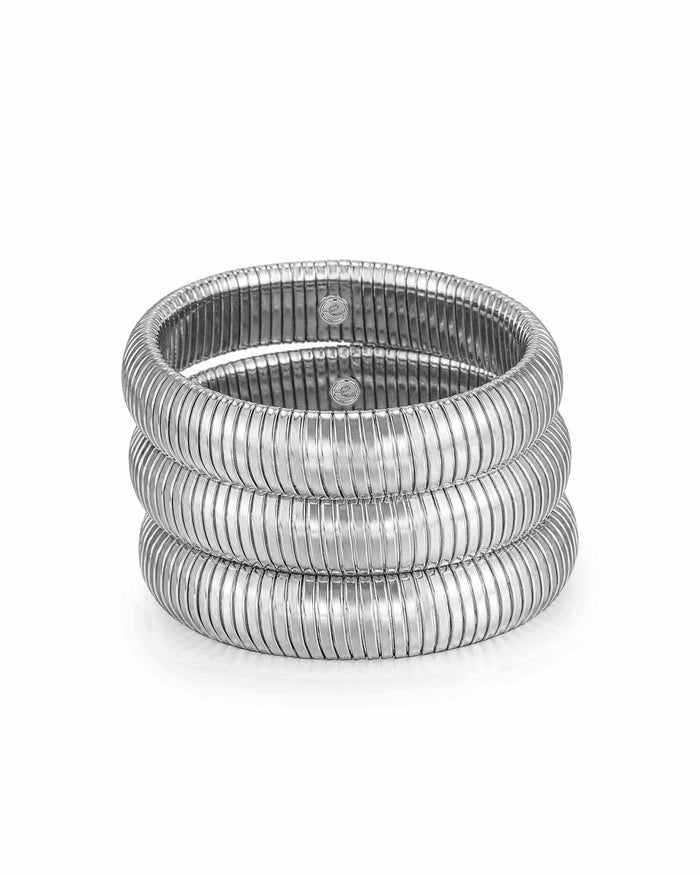 Rhodium Plated / One Size