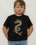 Flower Dragon Kids T-Shirt Online Australia