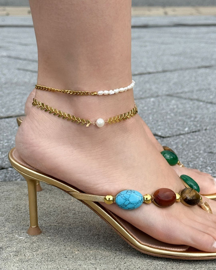 FRESHWATER PEARL ALINA ANKLET