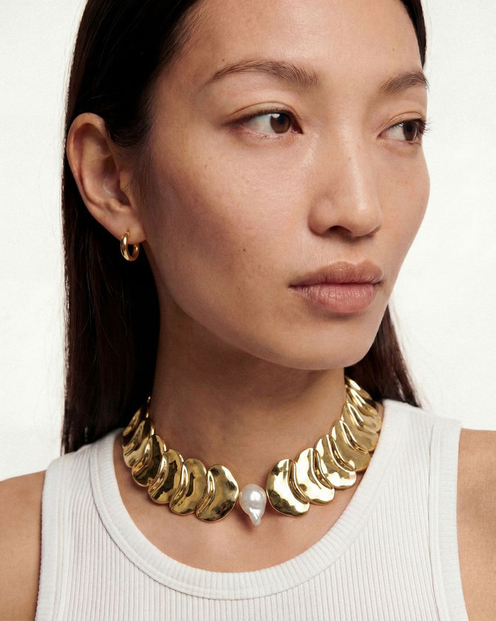 FRESHWATER PEARL NINA COLLAR NECKLACE