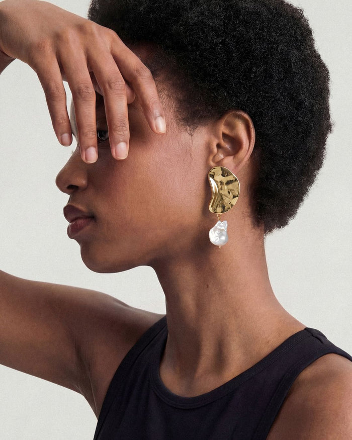 FRESHWATER PEARL NINA DROP EARRINGS