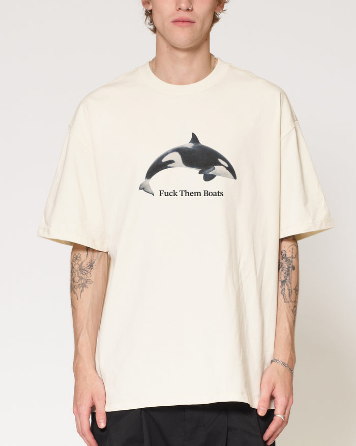 Fuck Them Boats Oversized Tee – view 3