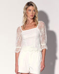 Georgina Top, Ivory Lace
